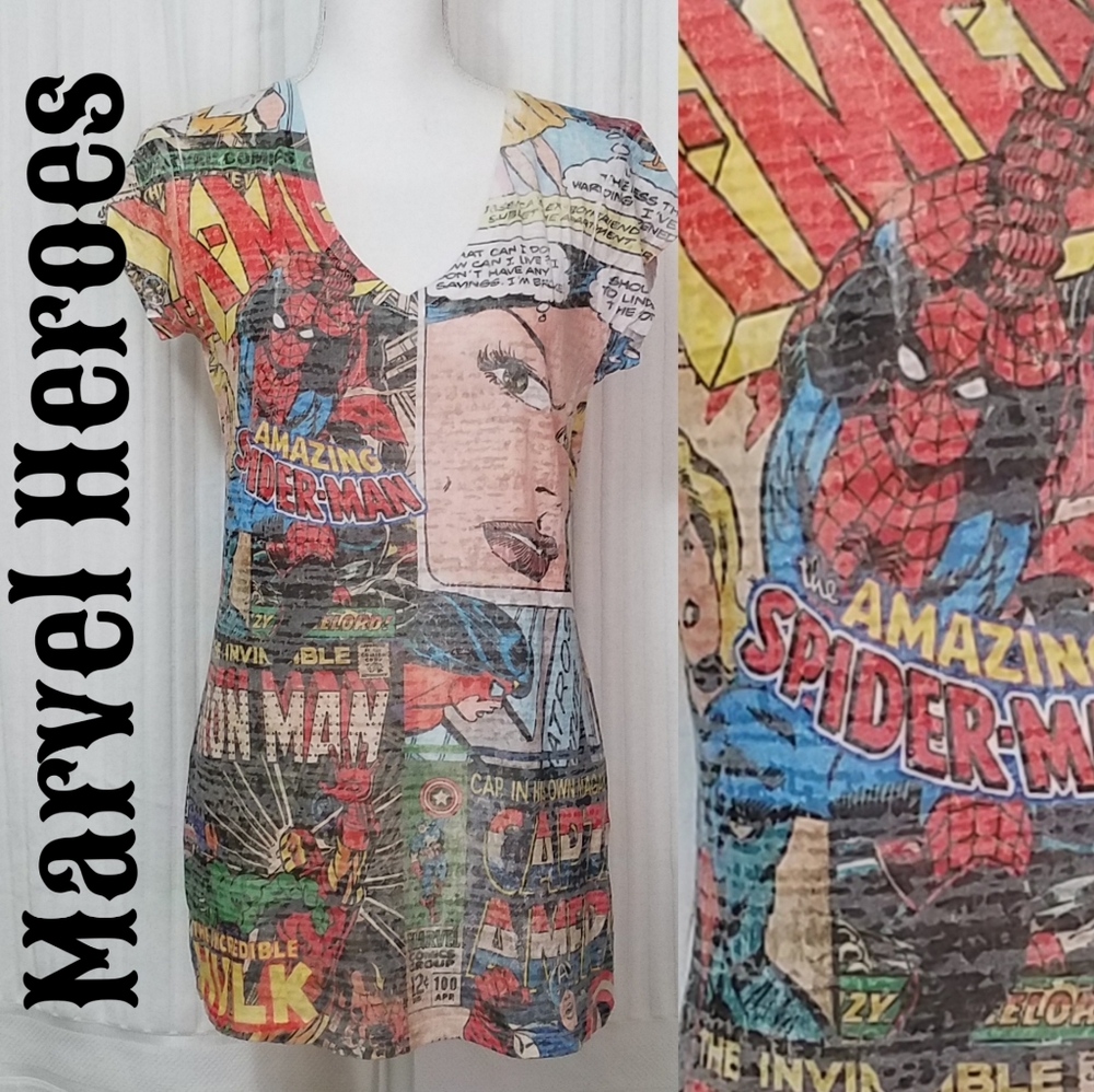🎧 Marvel Heroes🕹Superhero T-shirt Top